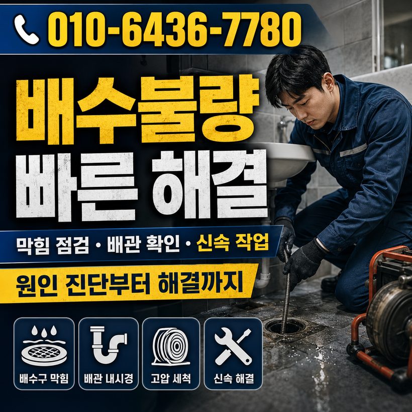 가례면 지역 싱크대막힘 관련 이미지