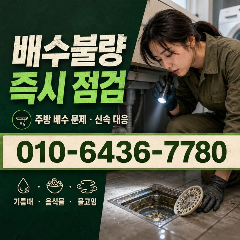 유곡면 하수구막힘 빠른출동 5