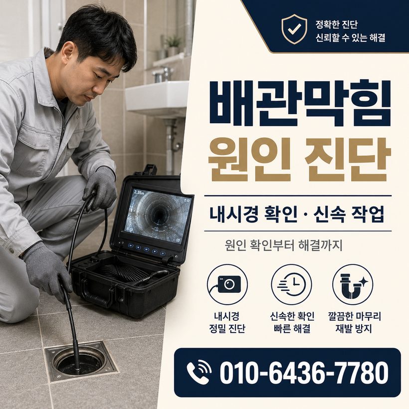 남부동 지역 배관청소 관련 이미지